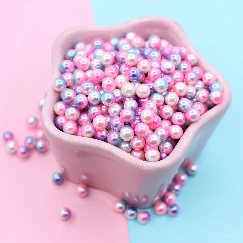 Happy Monkey20g/pack 6mm Slime Supplies Toys DIY Plastic Pearl Beads Slime Accessories Filler For Fluffy Clear Crystal Slime Happy Monkey20g/pack 6mm Slime Supplies Toys DIY Plastic Pearl Beads Slime Accessories Filler For Fluffy Clear Crystal Slime