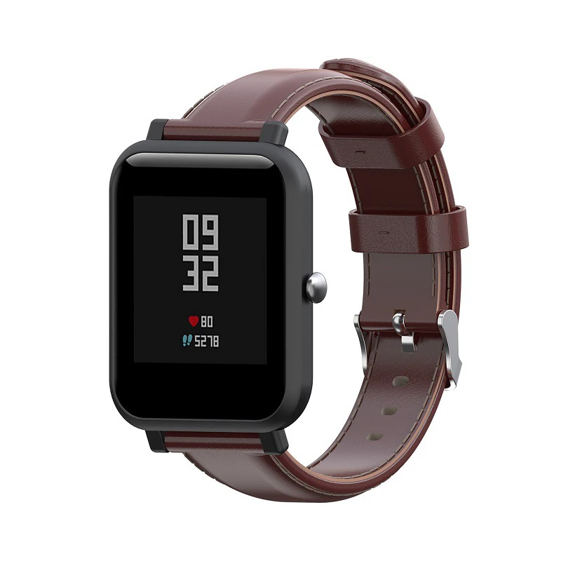 2 в 1 USB зарядное устройство кабель для Huami Amazfit Bip ремешок кожаный ремешок для Xiaomi Huami Amazfit Bip Молодежный браслет ремешок для часов