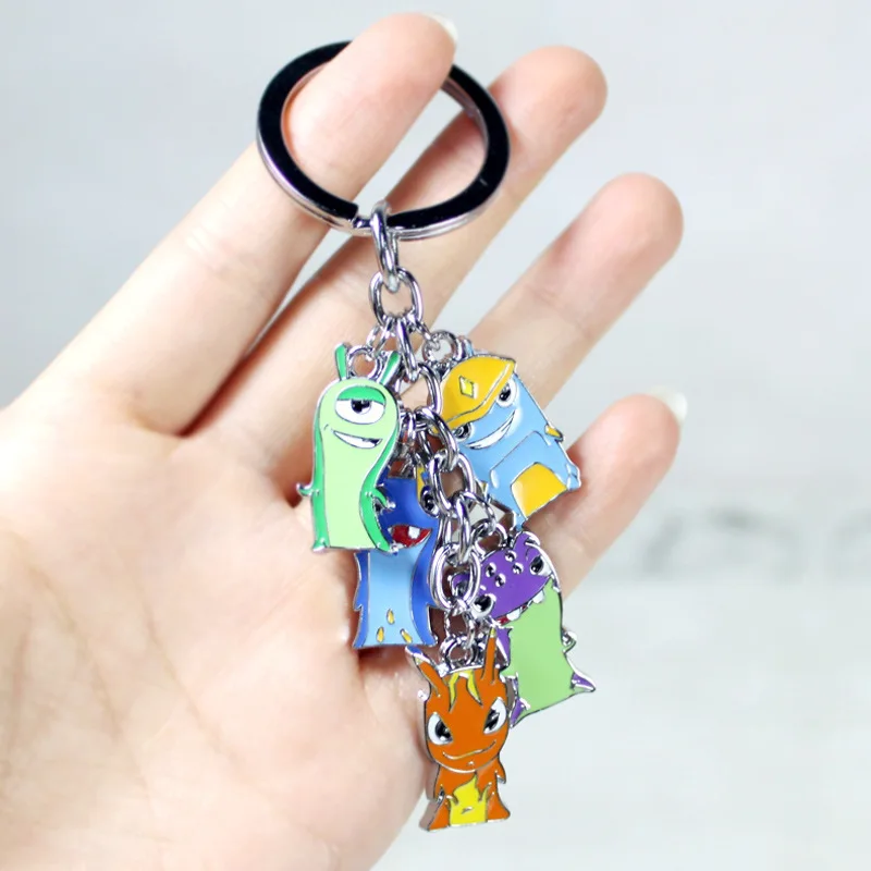 

Retail 1pcs Cartoon Anime Slugterra Metal Pendant Keychain Free Shipping
