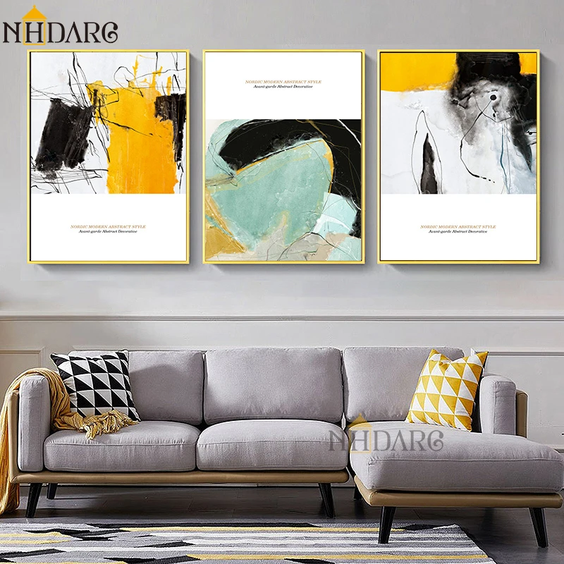 NHDARC Canvas Printings Art Nordic Abstract Style Home Decoration Paintings Posters and Prints Wall Pictures Living Room 00796 | Дом и сад