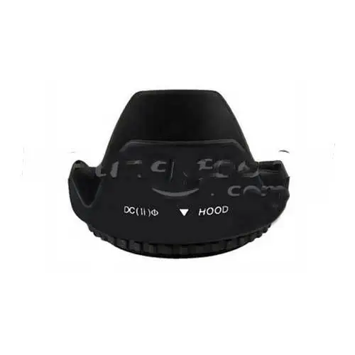 AgateDeal 77mm Lens Hood Screw Mount Petal Crown Flower Shape Black |