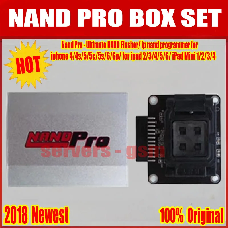 Новые Nand Pro-конечная нанд Флешер/ip NAND программер для iphone 4/4S/5/5C/5s/6/6 p/для ipad 2/3/4/5/6/