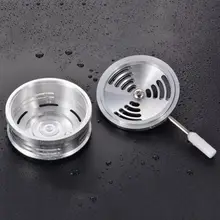 Высокотемпературная стойкая чаша кальяна из алюминиевого сплава табак для кальяна аксессуары для чаши с двойной ручкой Углеродные аксессуары для печей