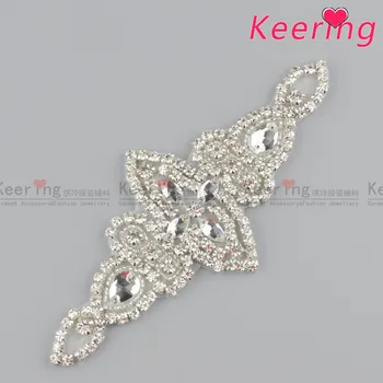 

Fashion Hot-sale Rhinestone Applique For Bridal Headband WRA-367