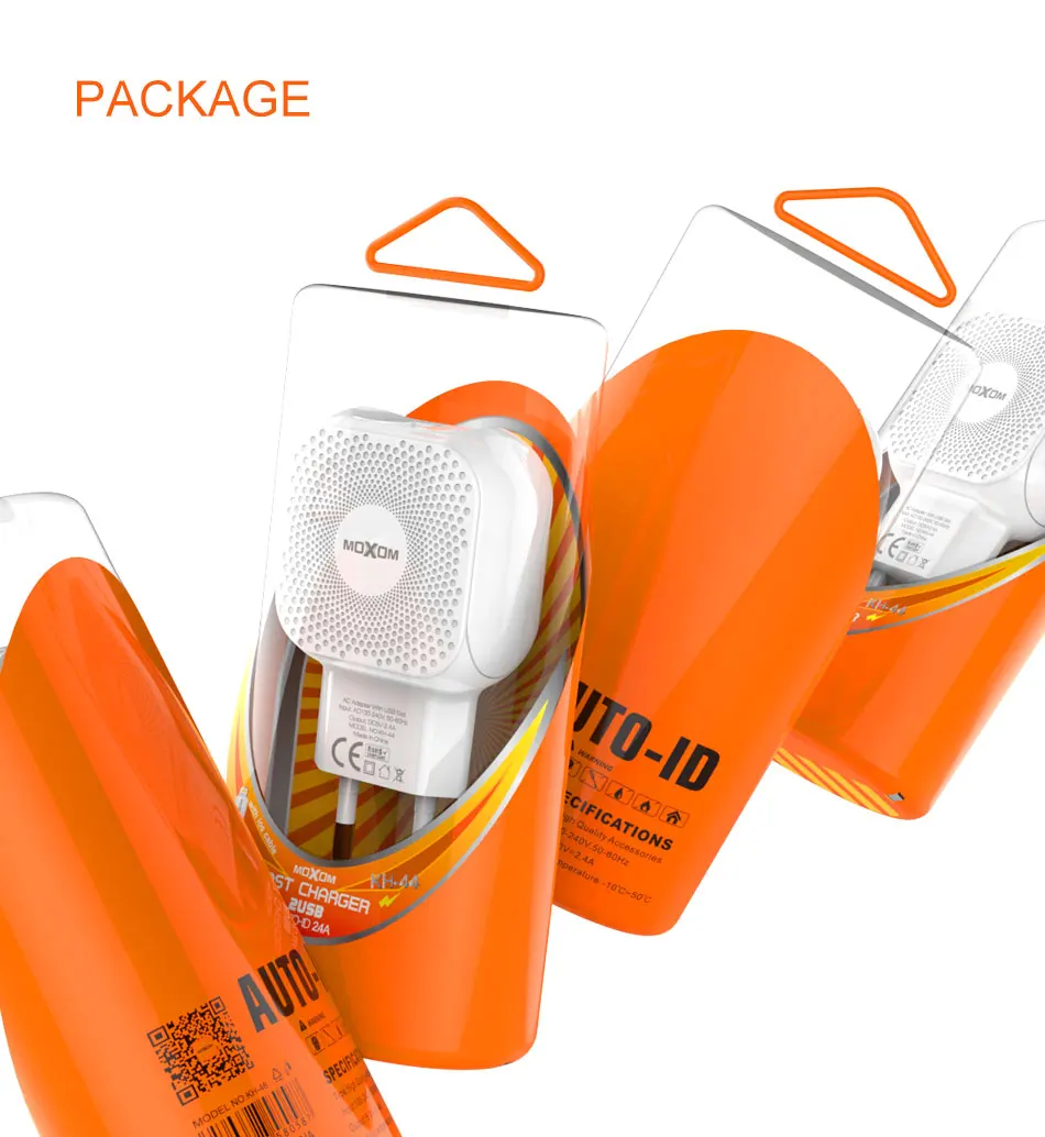 MOXOM Dual USB зарядное устройство для мобильного телефона EU зарядное устройство вилка Дорожное настенное зарядное устройство адаптер для iPhone iPad samsung Xiaomi зарядное устройство для телефона