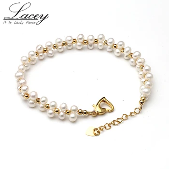 

Real natural freshwater pearl bracelets & bangles for women,925 silver ankle bracelet