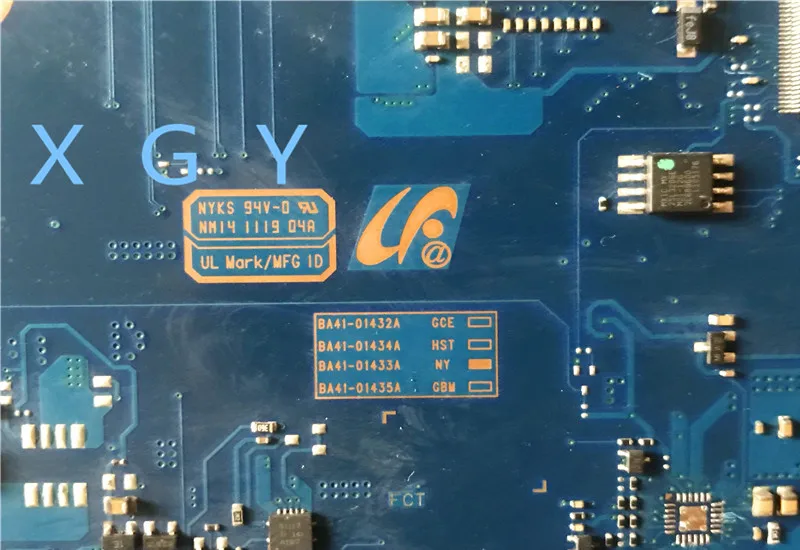 Оригинальное для SAMSUNG RC510 Материнская плата ноутбука HM55 GF315M 1 ГБ BA41-01435A BA92-07599A