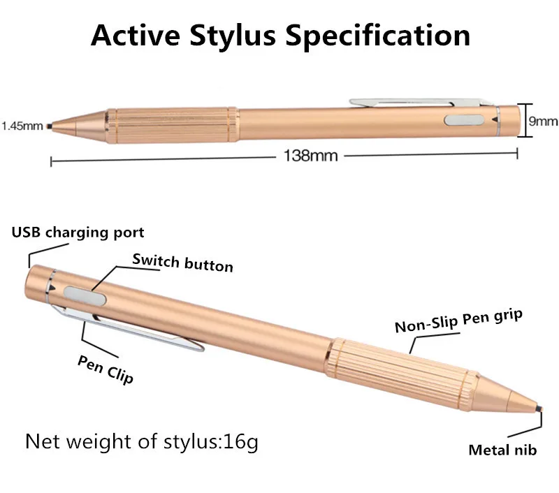 Активный карандаш стилус для Apple Pencil совместимый с iPad 2018 9 7 ''для Pro 10 5 12 iPhone XS MAX
