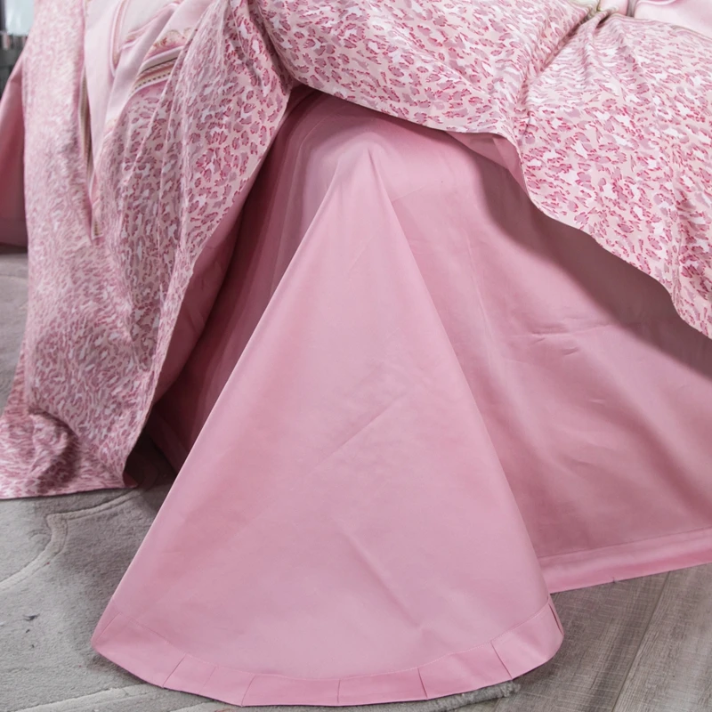 Waliicorners 60S Egyptian Cotton Royal Luxury Bedding set King Queen Size boho Bed set Duvet Cover Bedsheet set parrure de lit 35 9