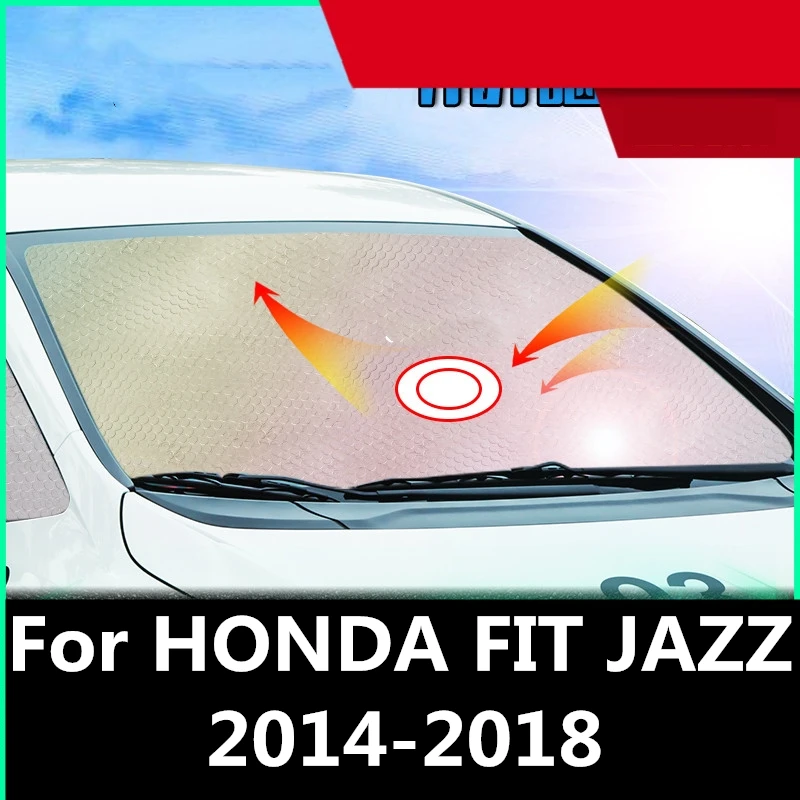 Солнцезащитный козырек для HONDA FIT JAZZ 2014 2018 Теплоизоляционный автомобильный