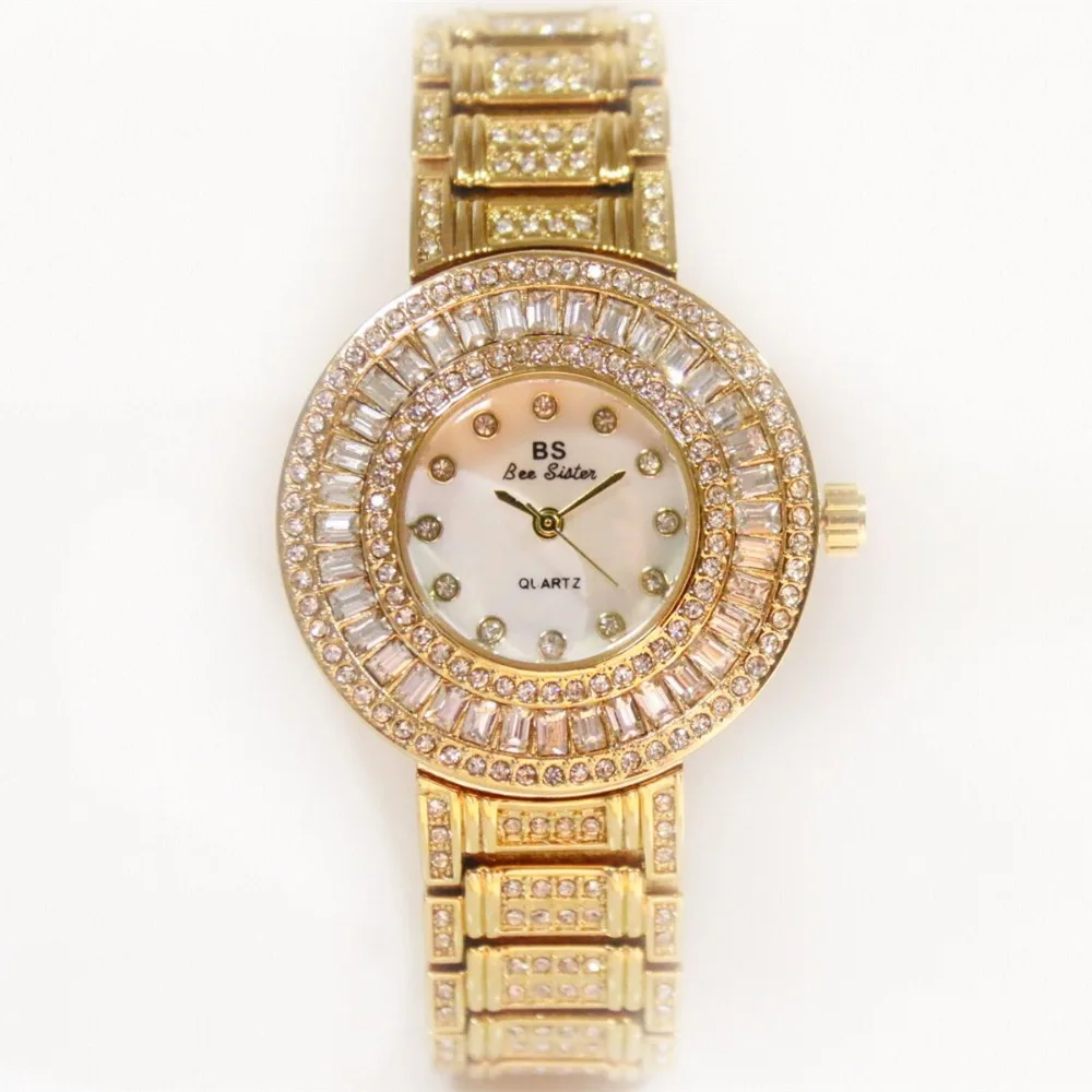 2016 Arrival Famous Brand Bling Watch Women Luxury Austrian Crystals