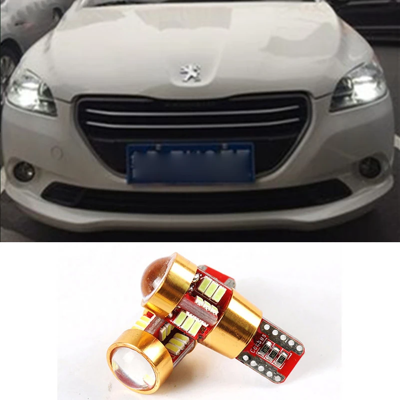 2x Canbus W5W T10 LED 194 168 клиновые парковочные огни для Peugeot 307 206 308 407 207 3008 508 208 2008 5008 406