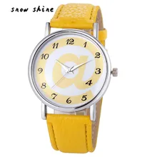 snowshine #10 Fashion Women Analog Leather Quartz Wrist Watch Watches free shipping