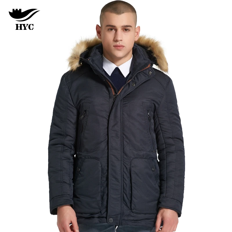 HAI YU CHENG Mens Winter Parkas Jacket Coat Male Padding
