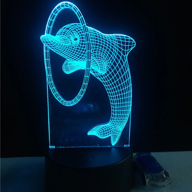 Luzes da Noite 2017 animal ativo 3d conduziu Potência : 0-5 w