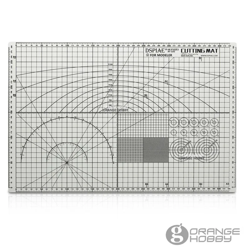 OHS DSPIAE AT-C модель режущий коврик двухстороннее использование A3/A4 Modeler ремесло инструменты моделирование хобби аксессуар