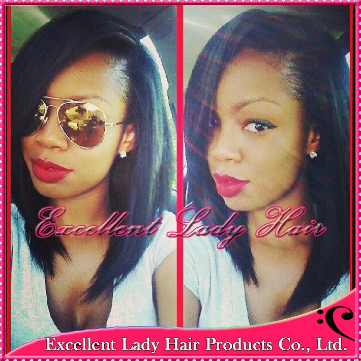 Short U Part Wig Bob For African American Black Women 100 Real