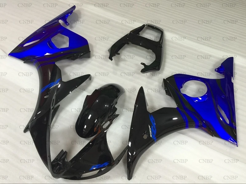 

for YAMAHA YZFR6 03 05 Motorcycle Fairing YZF600 R6 2003 - 2005 Blue Black Full Body Kits YZFR6 03 04 Fairings