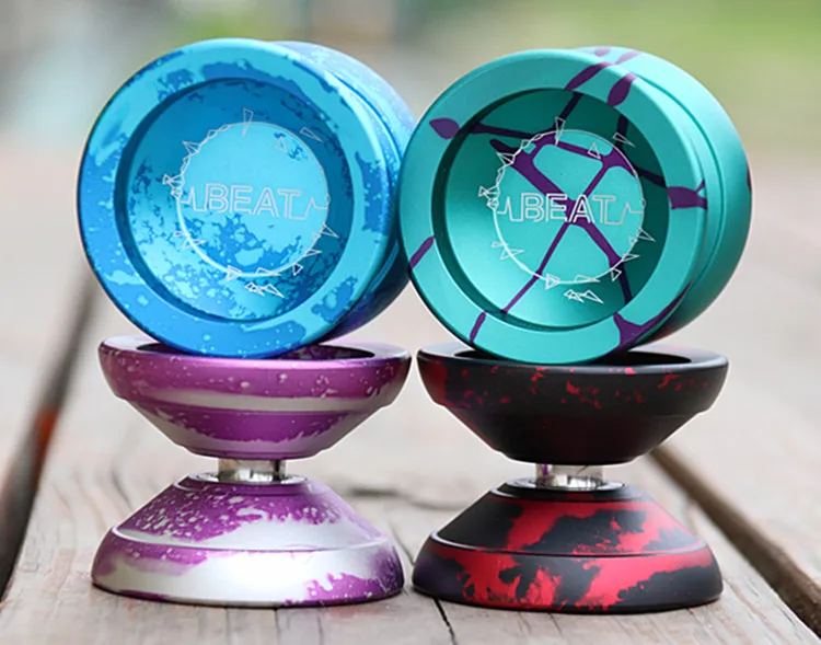 Новое поступление BEAT DUALL YOYO 1A Одиночная металлическая Версия Icarus Splashing Professional metal yoyo yo-yo