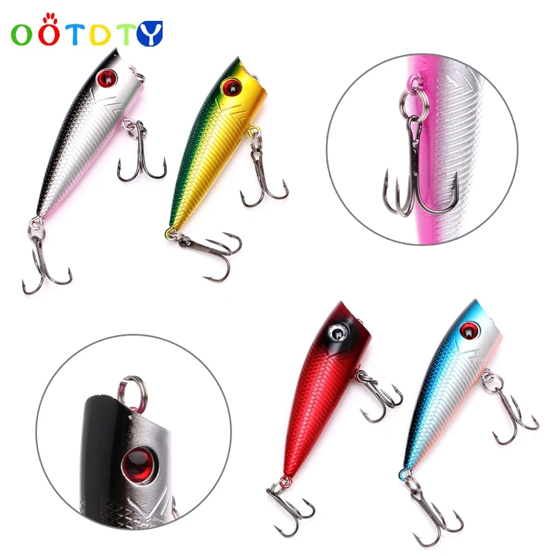60mm Fishing Hook Fishhooks Topwater Floating Popper Hard Hooks Fishing