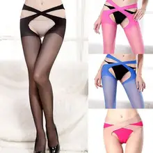 Женские сексуальные чулки, нижнее белье в полоску, эластичные Чулочные изделия, прозрачные черные колготки, колготки-чулки, новинка, 5 цветов