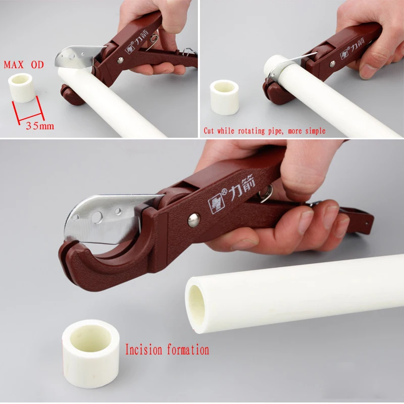 

PVC PPR Pipe Cutter for Cutting Plastic Pipes Tube PVC Cutting Tool Pliers Water Tube and Hose Cutter