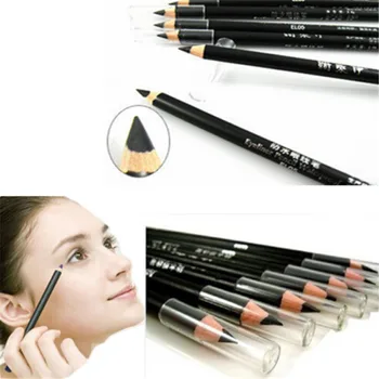 

2018 High Quality 2PCS/SET Black Waterproof Cosmetic Makeup Eyeliner Pencil Liner Combination Hot Sale