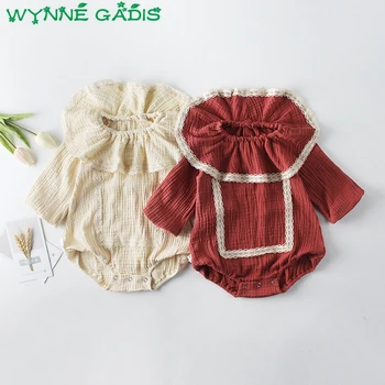 

Baby Girls Cotton Long Sleeve Lace Princess Party Newborn Cute Bodysuits Kids Infant Jumpsuits Toddlesr Outfits roupas de bebe