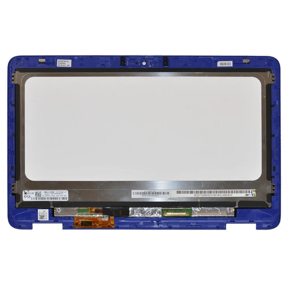 Для Dell Inspiron 11 3168 3169 6 &quotсенсорный сборная экран с рамкой синий P14WK|ЖК-экран для