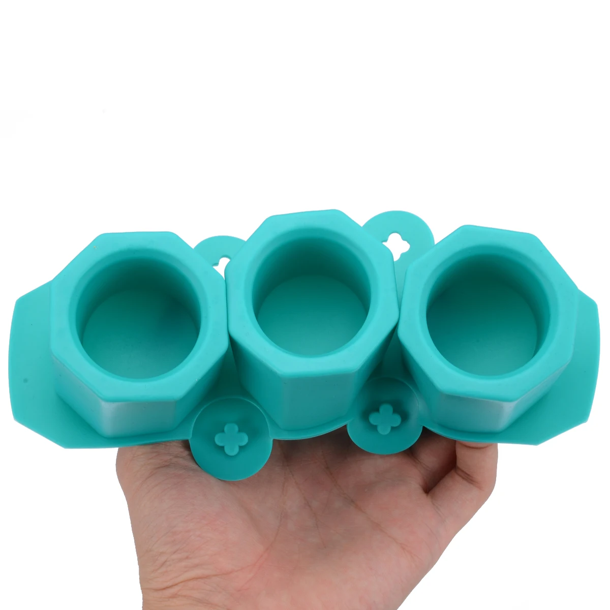 Durable Flower Cactus Pot Silicone Mold Ceramic Clay Craft Casting Concrete Cup Molds Succulent Plants Planter Vase Mould