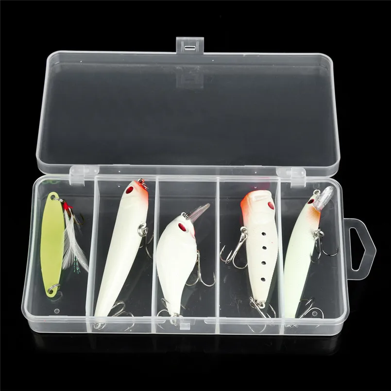  lot fishing lure set 5pcs Crank bait Wobbler Hard Fishing Tackle Swim bait Bait Bass Fishing Lure S