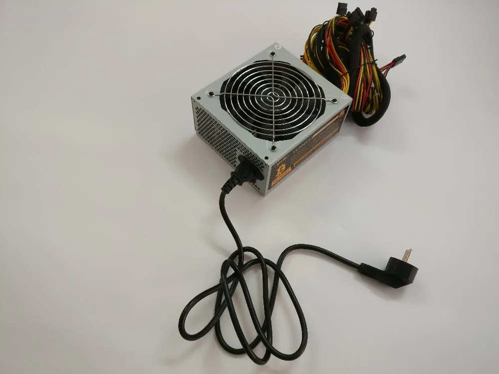 YUNHUI ETH ZCASH SC MINER Gold POWER 1800 Вт BTC источник питания для RX 470/570 RX480/580 6 GPU карт