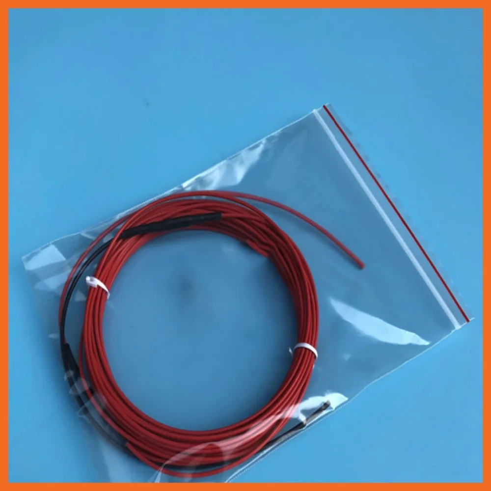 

24K 12.5M 230W 70C Infrared underfloor heater electric wire silicone carbon fiber heating cable of warm hotline home system