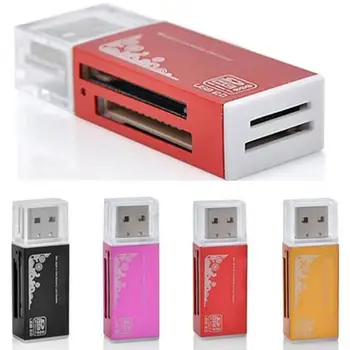 

New hot USB 2.0 All in 1 Multi Memory Card Reader for Micro SD SDHC TF M2 MMC MS MS Pro