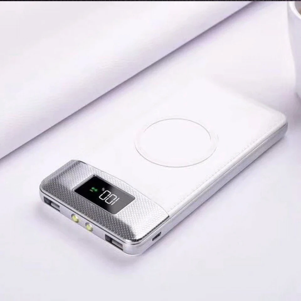 30000mAh power bank Беспроводное зарядное устройство power Bank переносная вместительная компактная Универсальная внешняя батарея для iPhone X 8 7 6