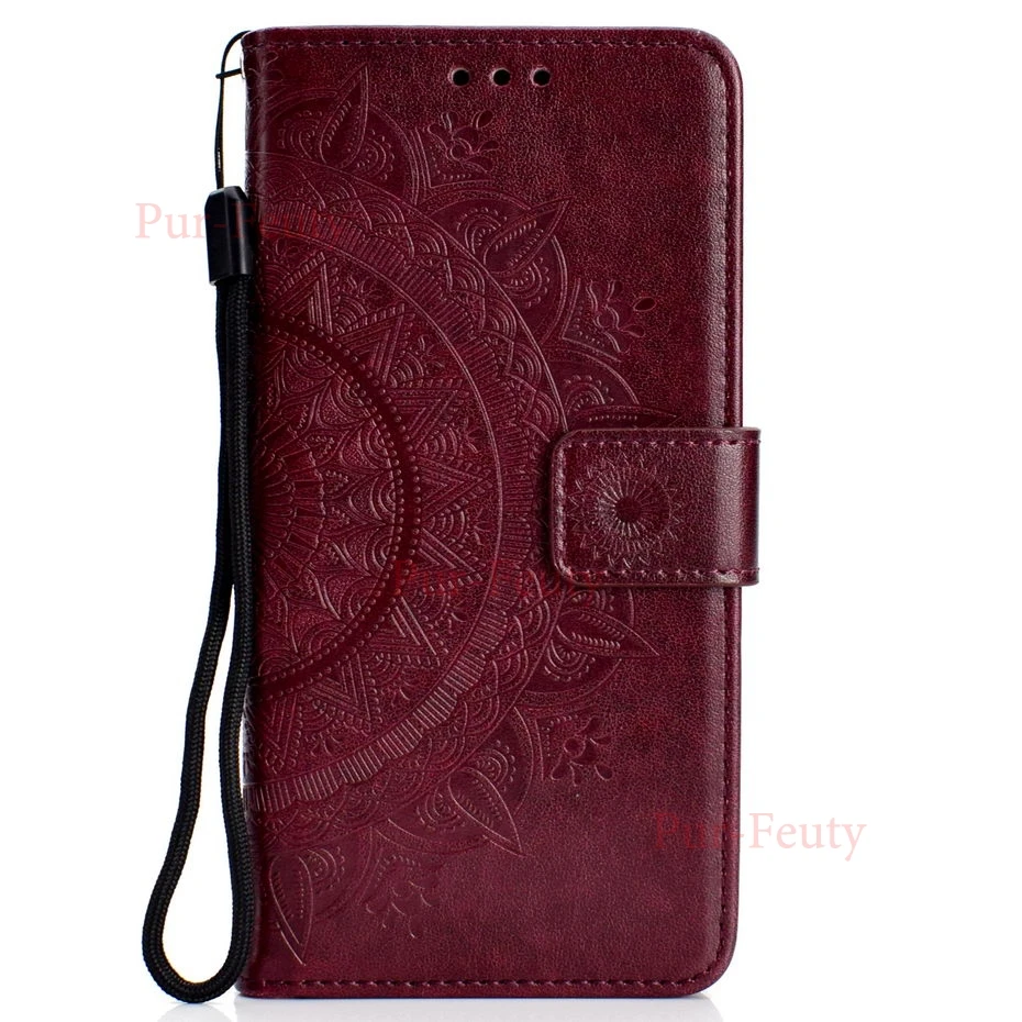 Cases For Xiaomi Mi 8 M1807E8S 6X PocoPhone F1 Wallet Flip PU Leather Covers For Xiaomi Redmi 5A 5 Plus Note 5 Pro 3D Embossed