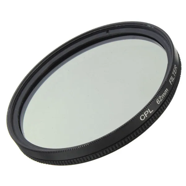 Горячая Тонкий CPL круговой поляризационный фильтр объектива для Canon для камеры Nikon ЧЕРНЫЙ 52 мм 58 мм 62 мм 67 мм 77 мм