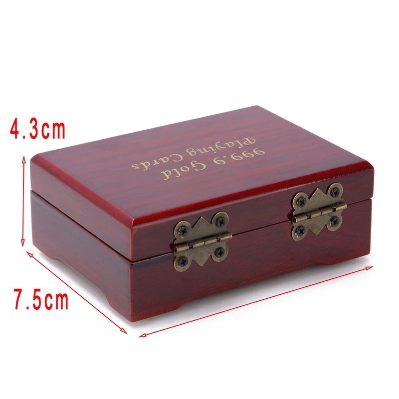 Деревянная коробка игральные карты контейнер ящик для хранения Упаковка Покер мост коробка