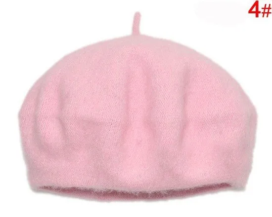 Bnaturalwell, детская весенняя шапка, детский весенний берет, шапки для маленьких девочек, купольная шапка, детская модная кепка, разные цвета, подарок, H112D - Цвет: Pink