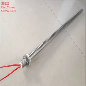 

10pcs AC 240V 1000W SS321 Electric Heating Element Dies Cartridge Heater 20mm