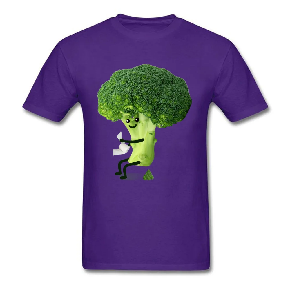 Vegetarian Tops Shirt Retro O Neck Comics Short Sleeve Cotton Male T-shirts Fitness Tight T Shirt Wholesale Vegetarian purple