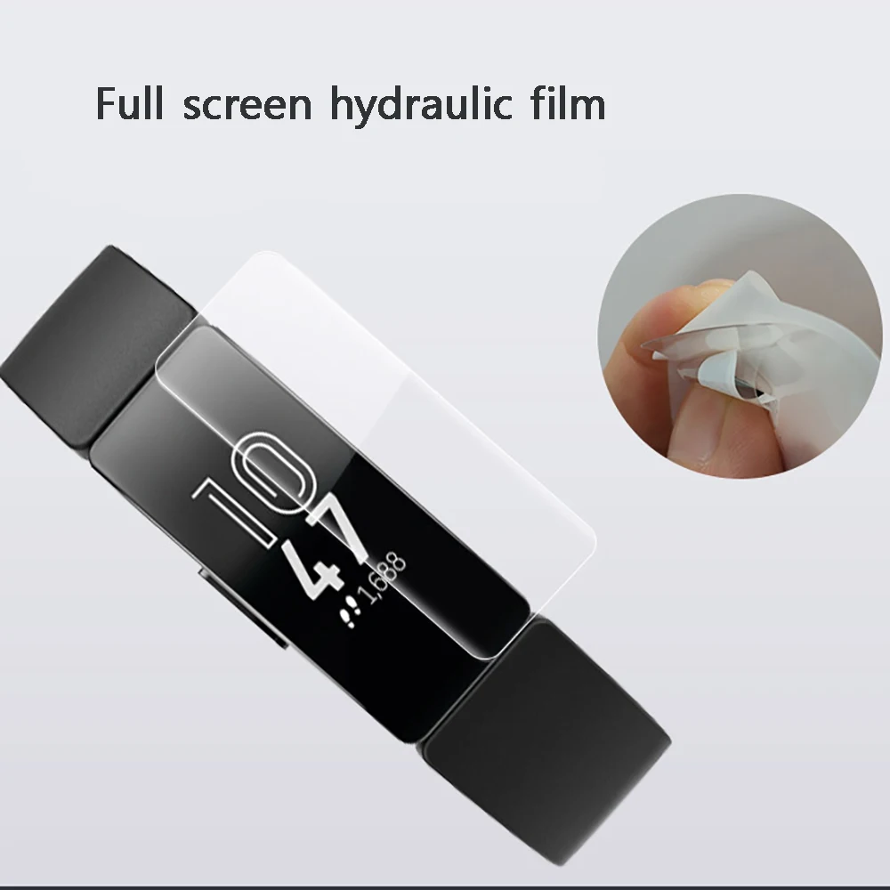 3 Pz/Lotto Hydrogel Pellicola Salvaschermo Per Fitbit Inspire /Inspire Hr Band Anti-Graffio Frequenza Cardiaca E Fitness Tracker Smart Watch