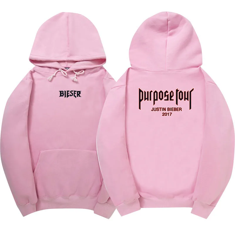 2017 justin bieber Scopo Tour rosa gli amanti uomo donna hoodies New Spring  manica lunga uomo felpa con cappuccio S 2XL|hooded sweatshirt|bieber  purposepink men - AliExpress