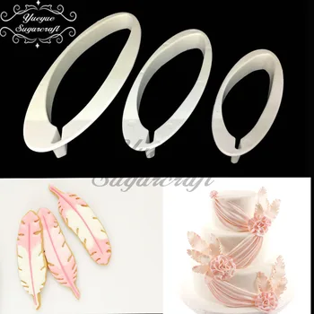 

Yueyue Sugarcraft Feather plastic fondant cutter cake mold fondant mold fondant cake decorating tools sugarcraft