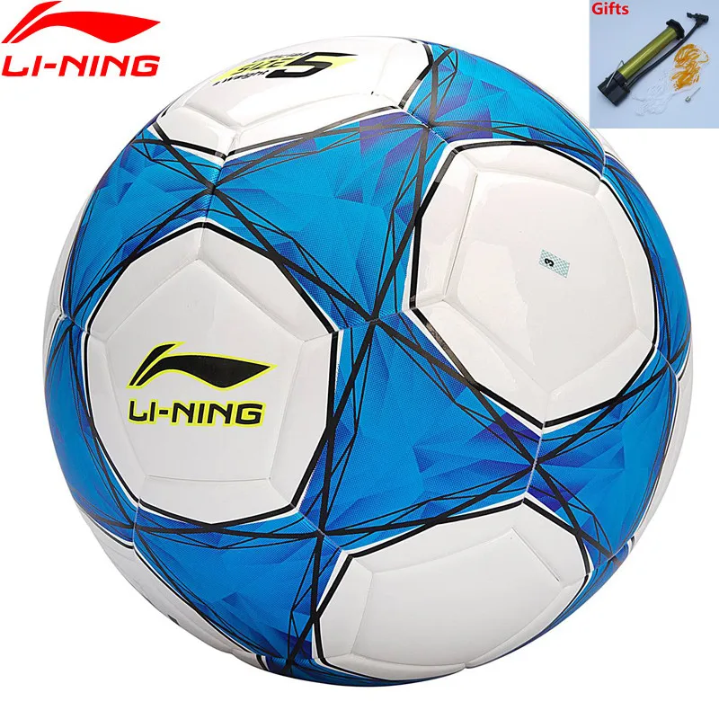 Li-Ning мужской профессиональный футбольный мяч Размер 5 тренировочный ПВХ Li Ning AFQN014