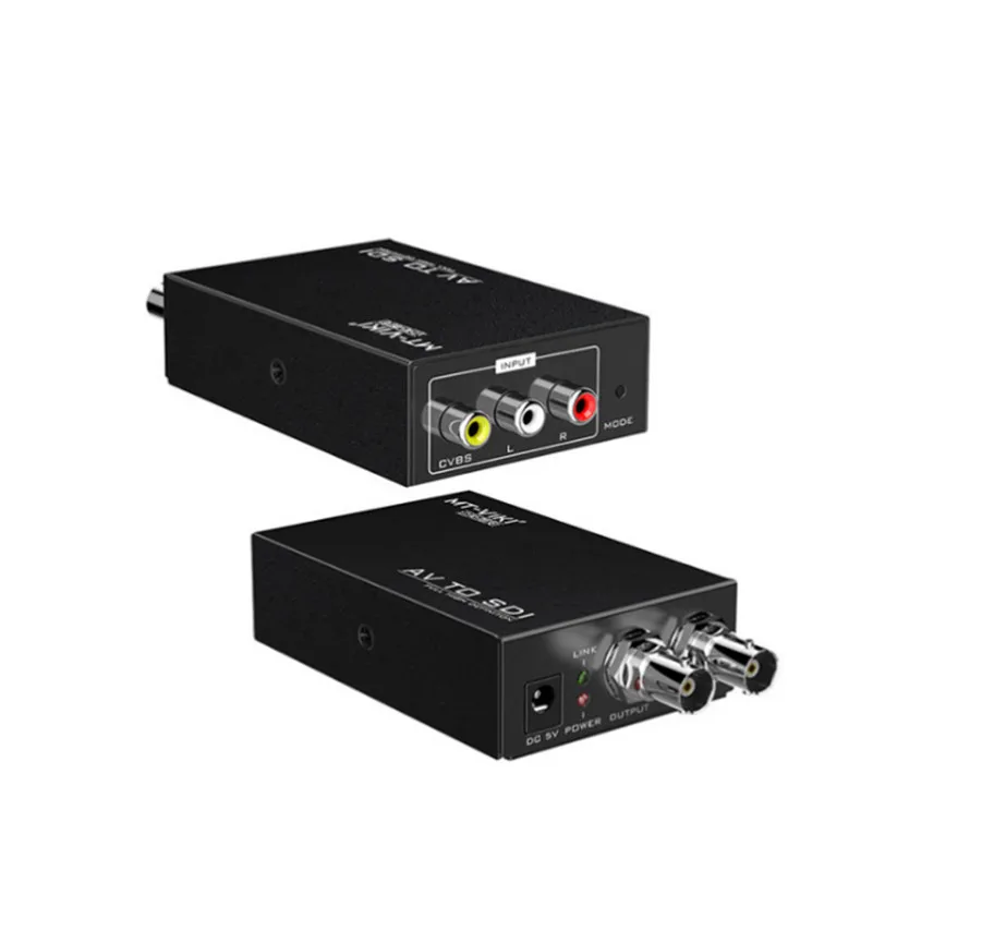 

High quality MT-VIKI AV to SDI Converter RCA Analog to Digital SDI Adapter Splitter Audio Video 1080P FHD MT-ASD12