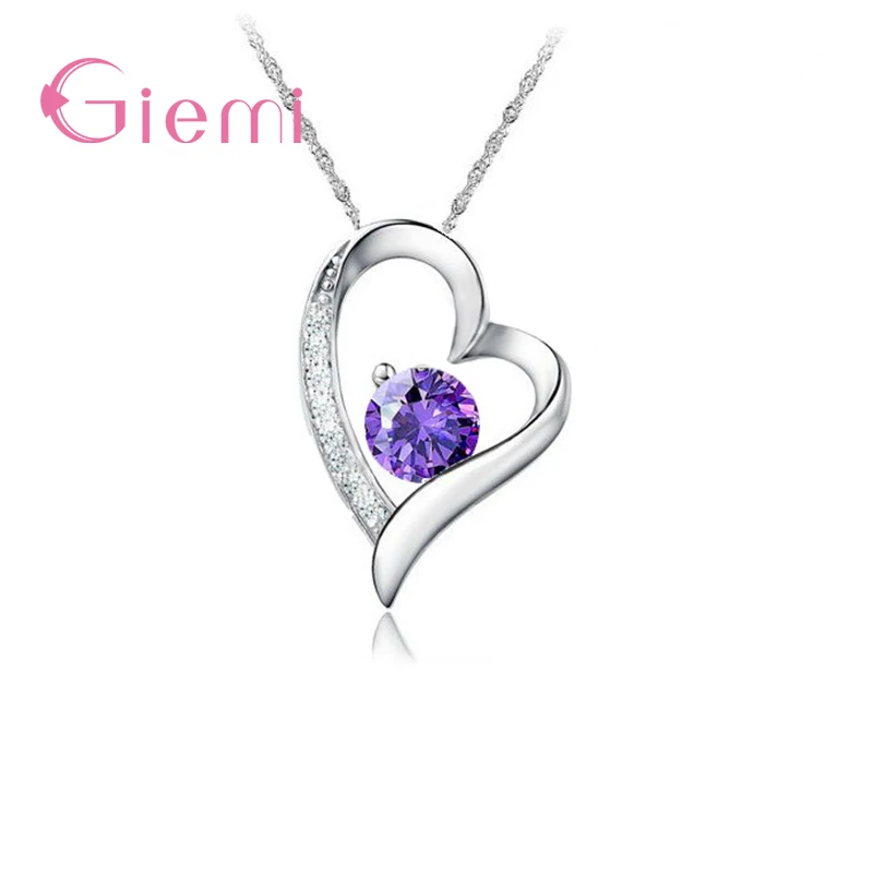 

Original 925 Sterling Silver Women Pendant Necklace for Wedding party Girls Choker Necklaces Collar Jewelry Wholesale