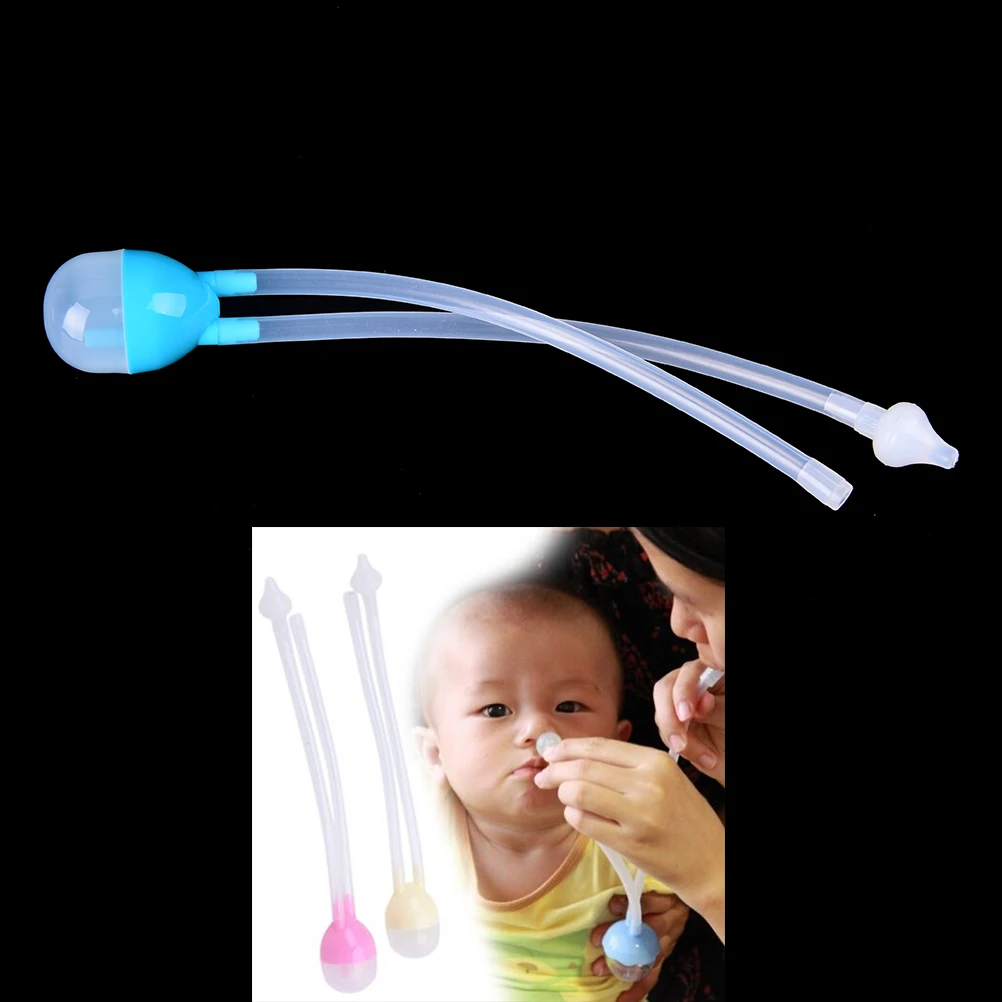 Aspirador nasal bebé seguro limpiador de nariz de succión de vacío moco nasal inhalar Aspirador nasal bebé seguro limpiador de nariz de succión de vacío moco nasal inhalar