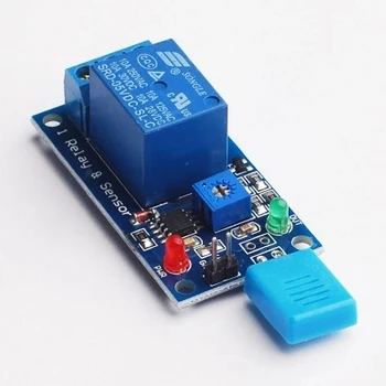 

Humidity Sensitive Switch 5V Relay Module Humidity Controller Humidity Sensor Module Remote Control IoT Wireless Diy Rc Toy Kit