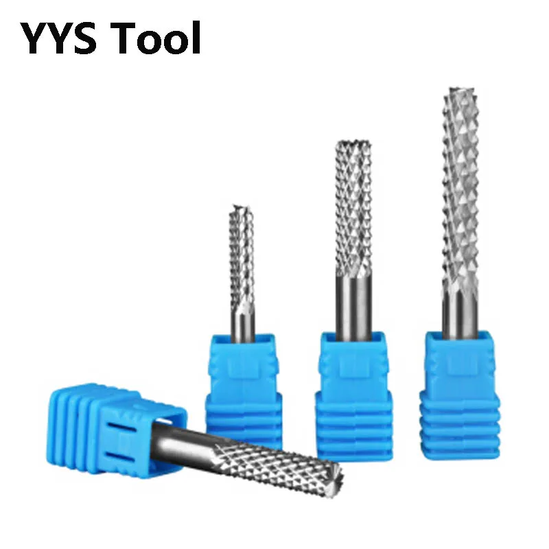 3.175mm 4mm 6mm 8mm Shank Tungsten Steel Corn Cutter Angular Milling